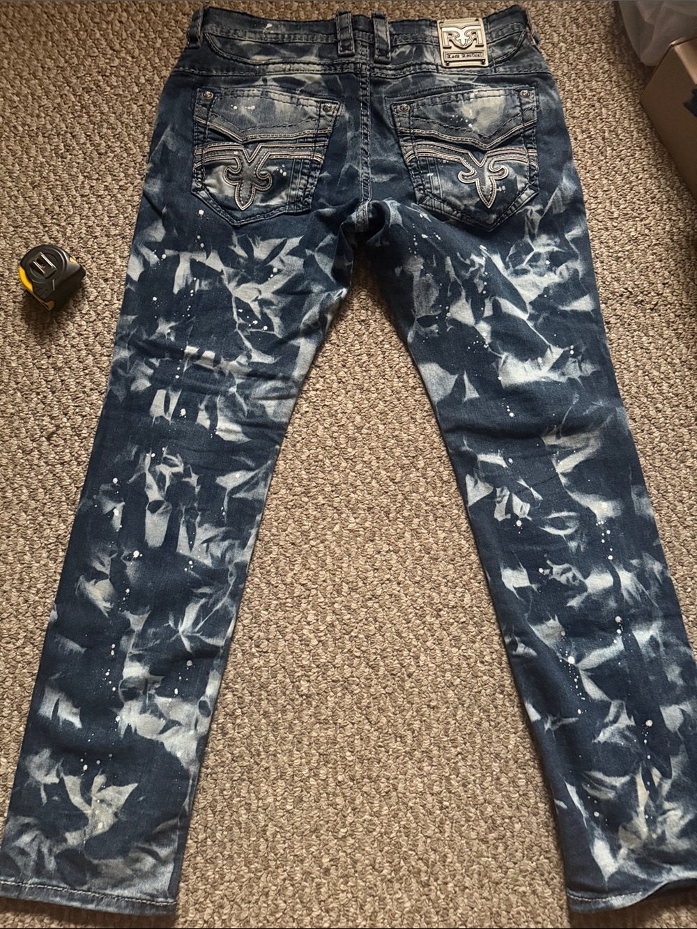 Rock Revival Men's Cael Alt Straight Jeans. Size: 36W/32.5L/18.5Inseem - Picture 11 of 11
